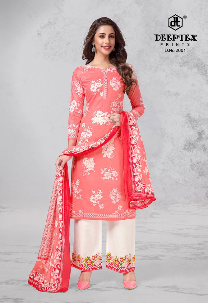 Deeptex Chief Guest Vol 26 Regular Wear Wholesale Printed Cotton Dress Material
